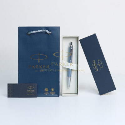 Bút Bi Cao Cấp Parker IM PRM X-Blue Grey CT GB-2143645 – Thép không gỉ (3026981436451) - butparkerkhacten.com