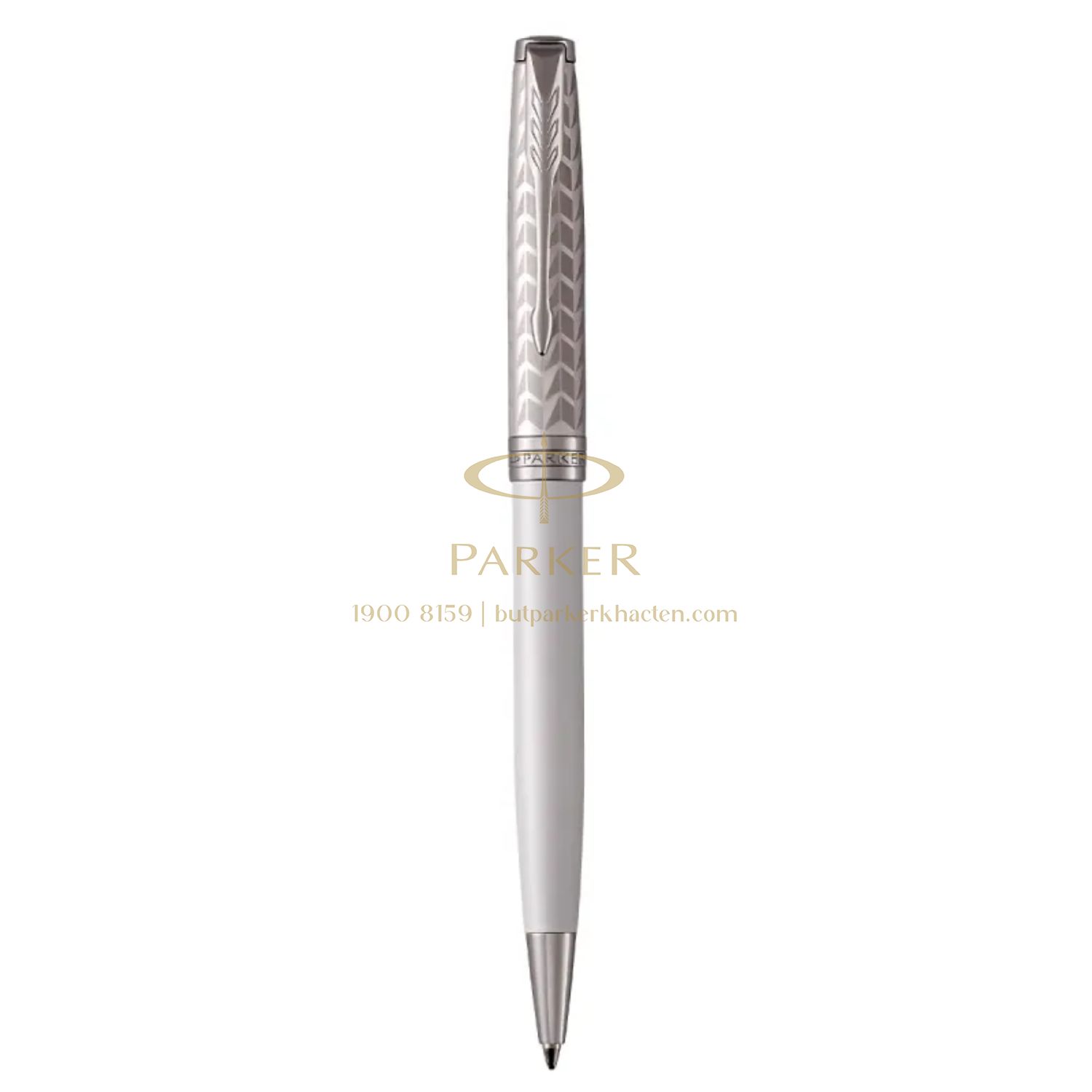 Bút bi cao cấp Parker Sonnet Đ-Metal & Pearl CT GB-1931550 - butparkerkhacten.com
