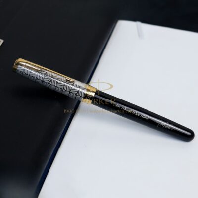 Bút Lông Bi Cao Cấp Parker SON X-M Black GT GB-2119786 – Thép không gỉ (3026981197864) - Butparkerkhacten.com