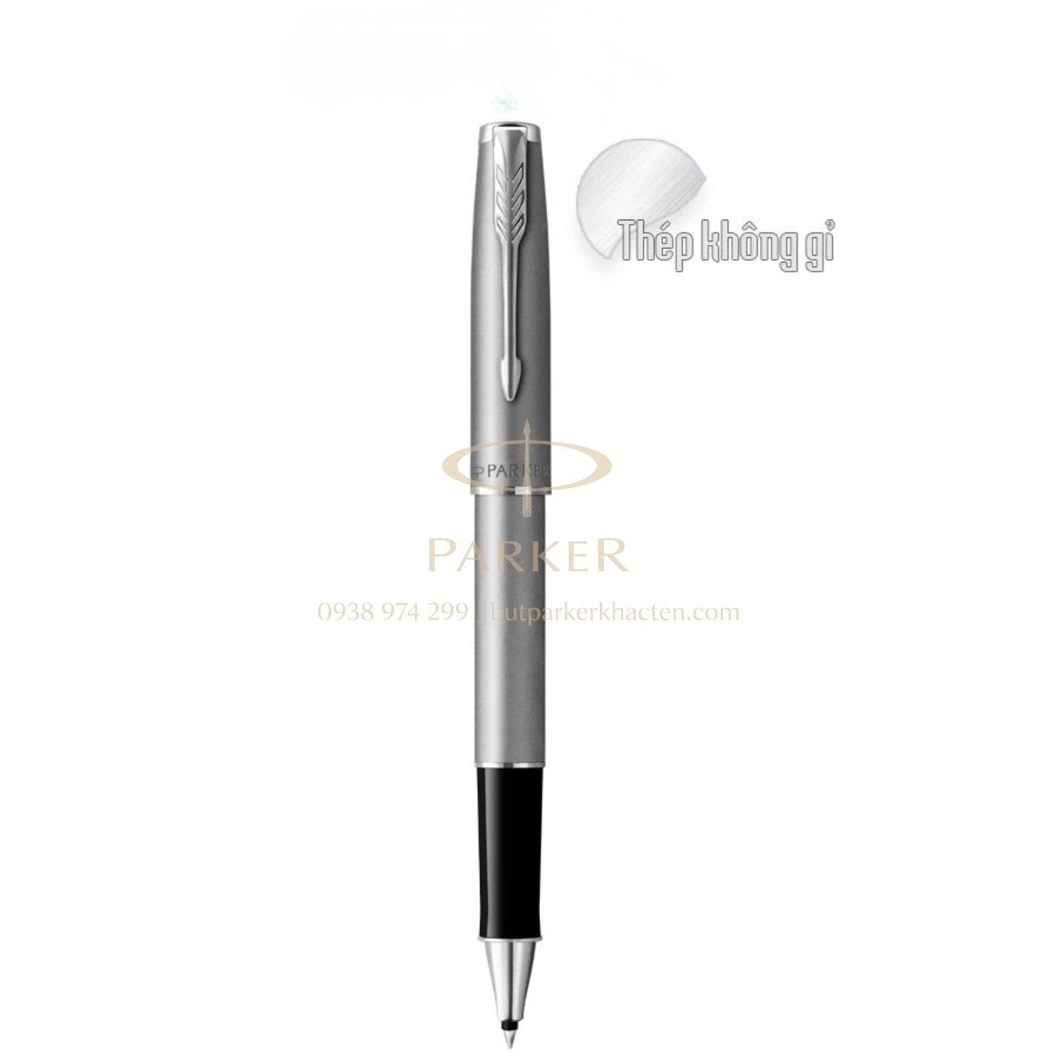 Bút Lông Bi Cao Cấp Parker SON X-SB Steel CT – Thép không gỉ