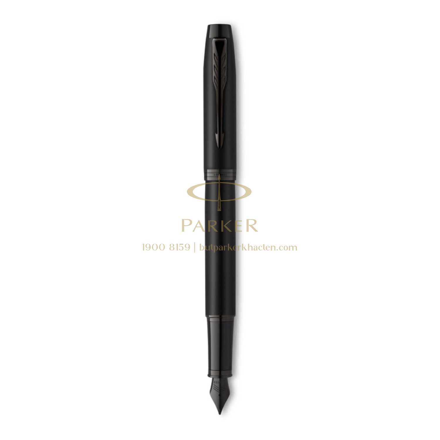 Parker IM Achromatic Matte Black BT – Thép không gỉ
