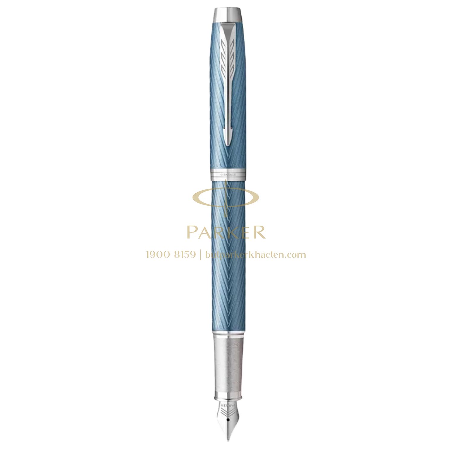 Parker IM PRM Blue Grey CT – Thép không gỉ