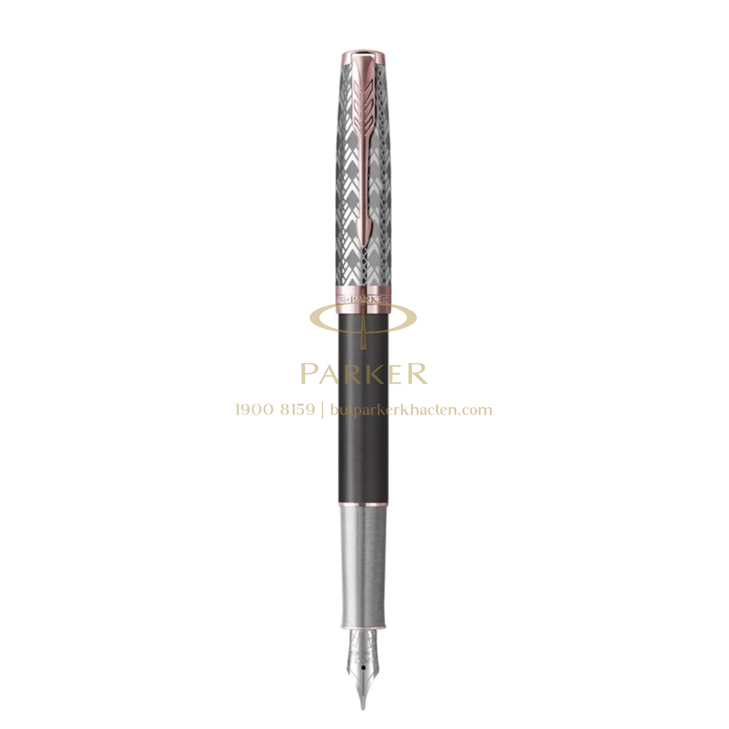 Parker SON Metal Grey PGT18k GB-2119788 – Mạ vàng 18K