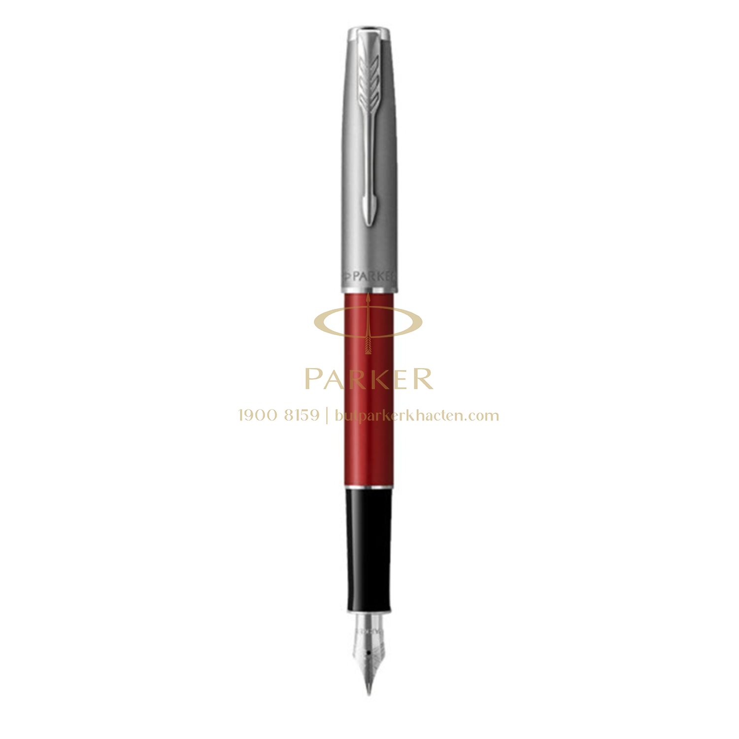 Parker SON SB Metal Red CT – Thép không gỉ